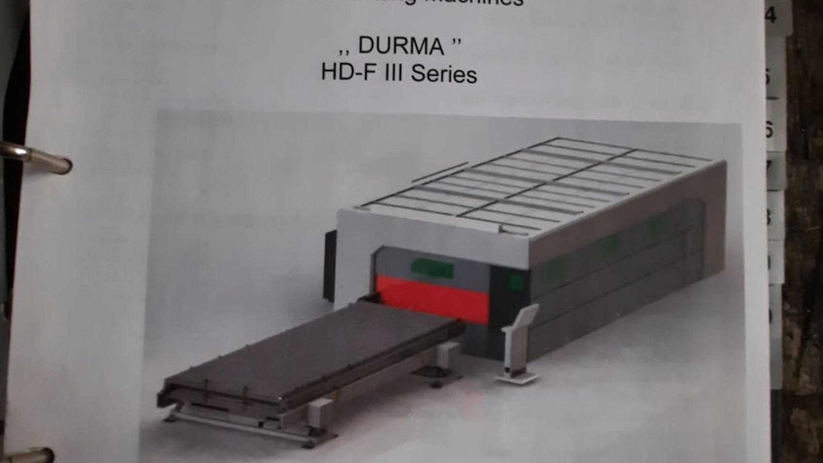 2017 DURMA HD-F 6020 III IPG 8KW Fibre Laser Cutter