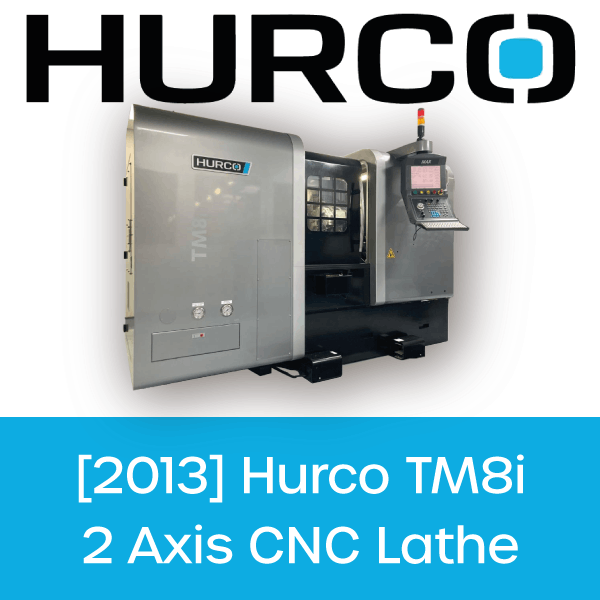 2013 Hurco TM8i 2 Axis CNC Lathe Brochure