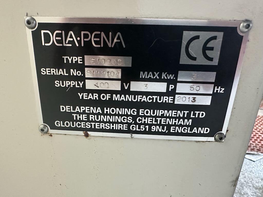 Delapena E1000S CNC Honing Machine | Precision Honing for Superior Finishes
