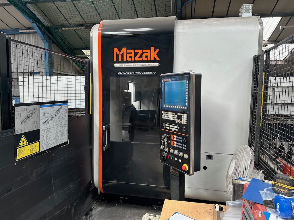 2015 Mazak Fabri-gear 220 II 2.5kW 7 Axis Laser Tube Cutter - Private ...