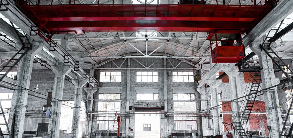 Interior of factory