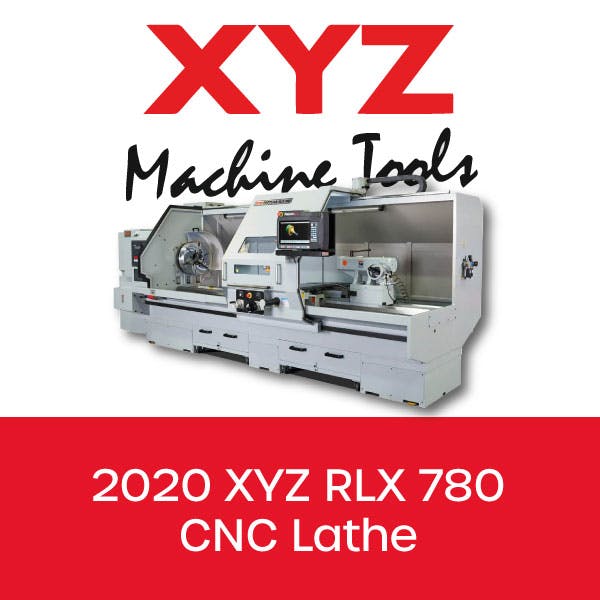 2020 XYZ RLX 780 CNC Lathe Specifications 