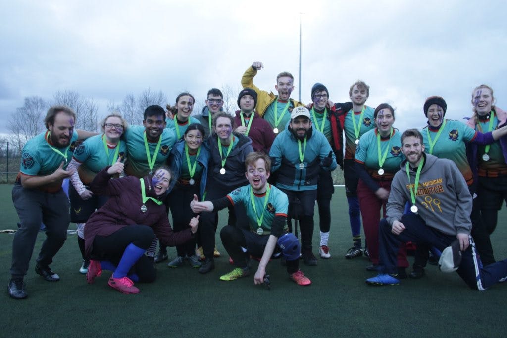 London Unbreakables team photo with medals