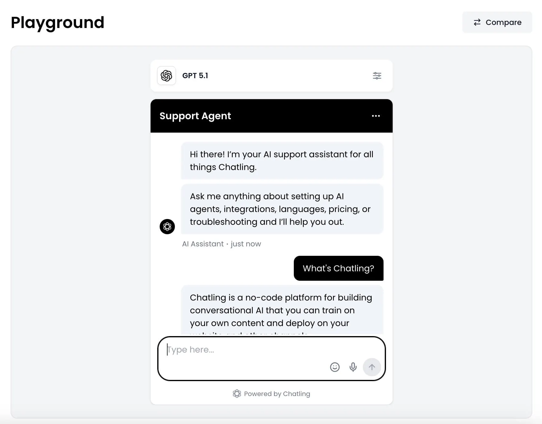 playground page chatling