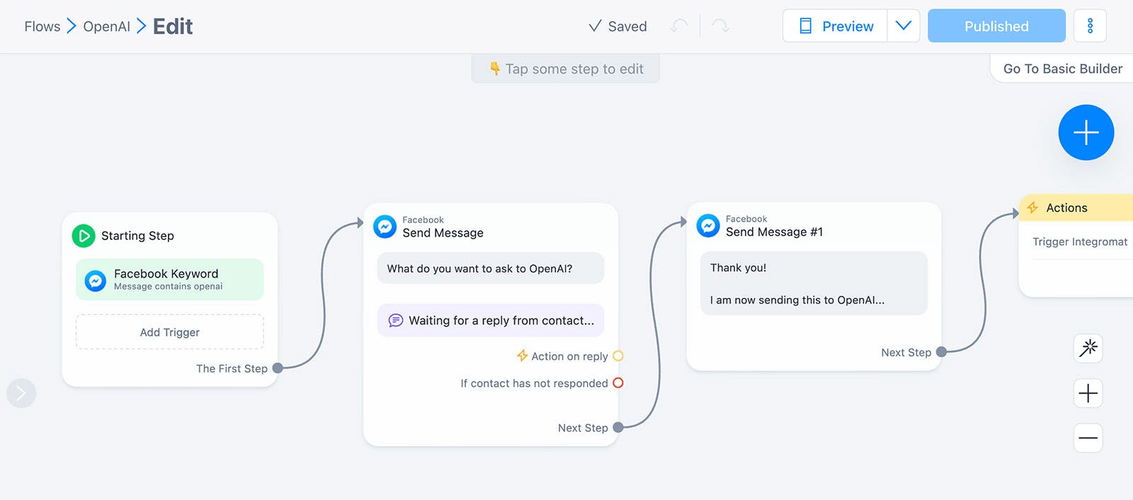 manychat chatbot builder