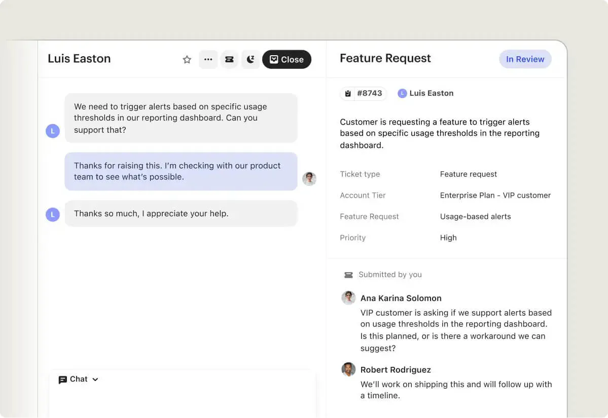 intercom conversation