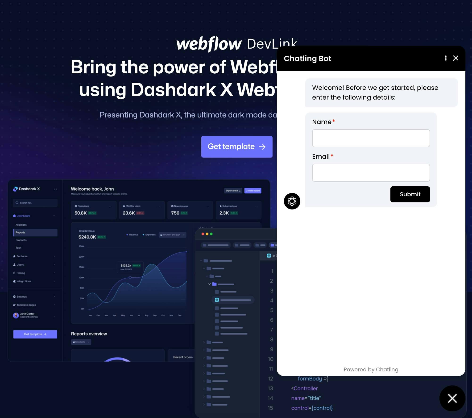 Webflow chatbot