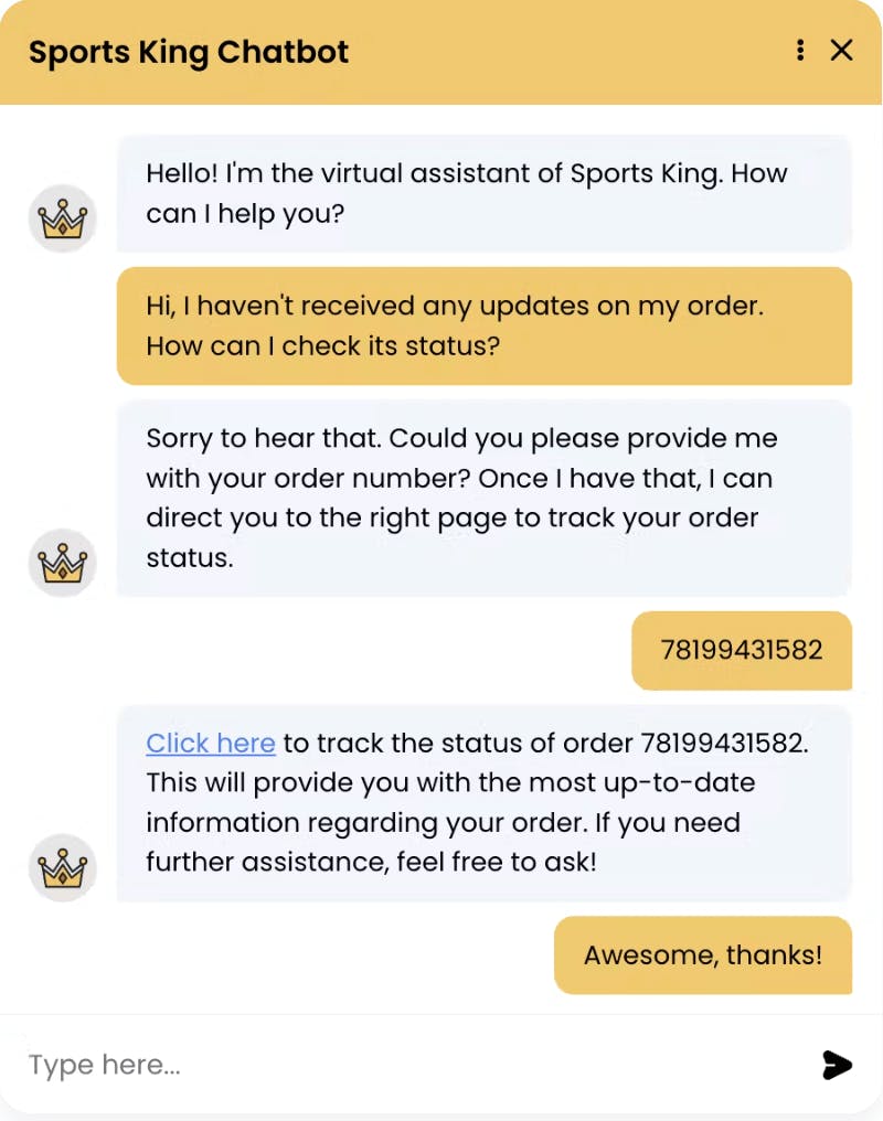 Chatling customer support chatbot