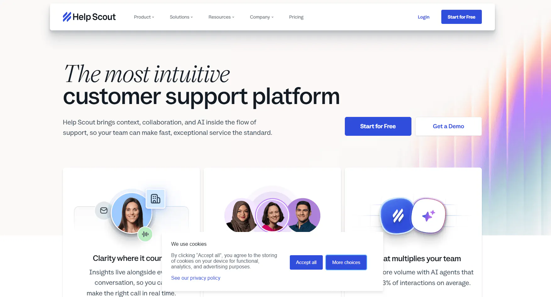helpscout homepage