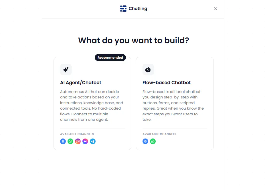 Chatling AI setup