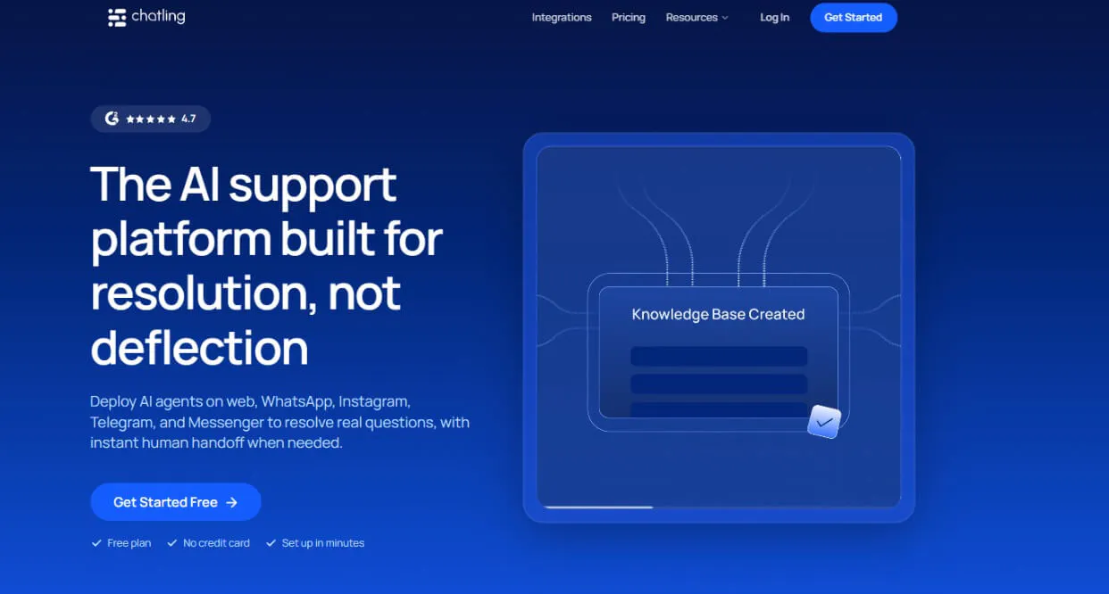 chatling homepage
