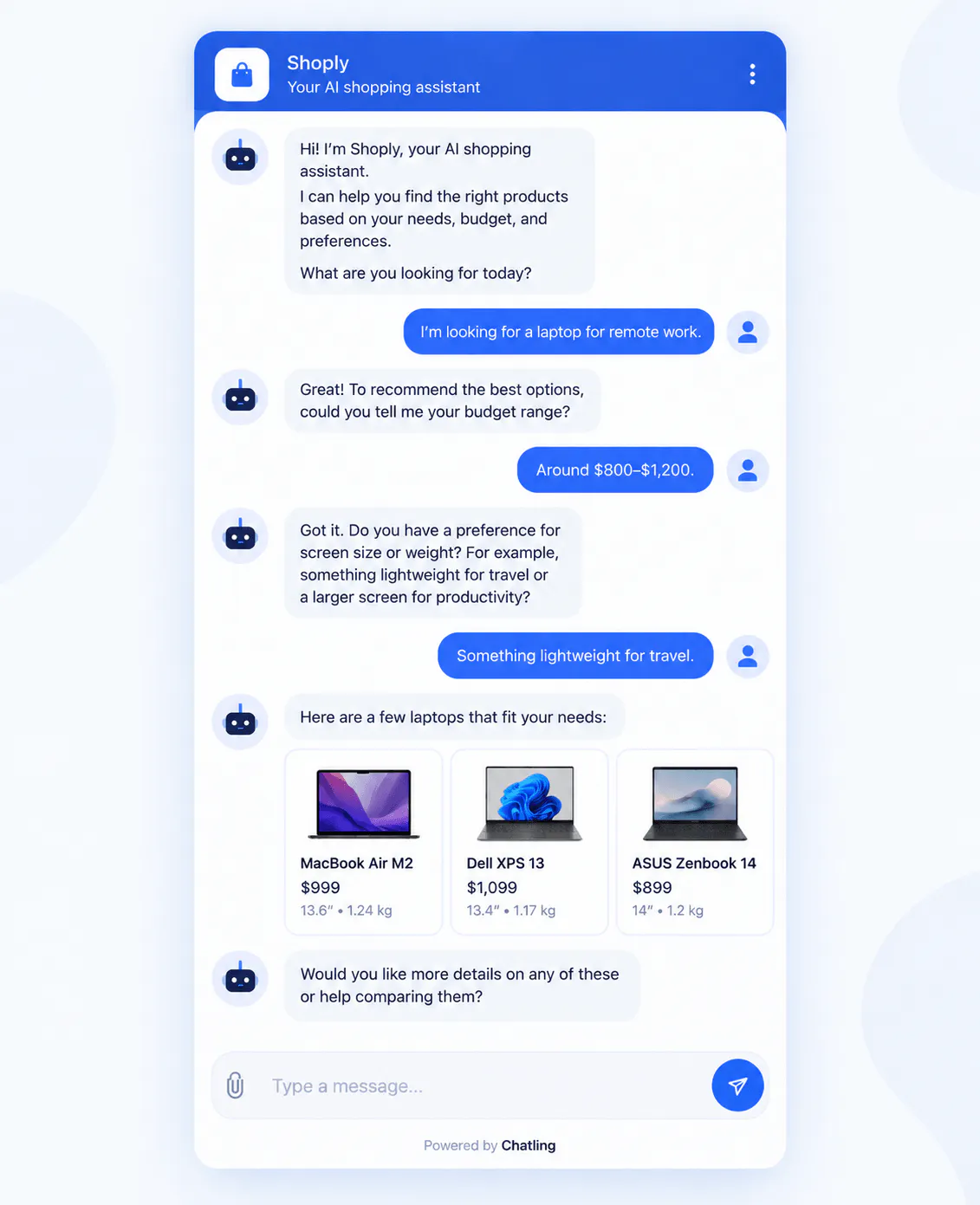 eCommerce Chatbot