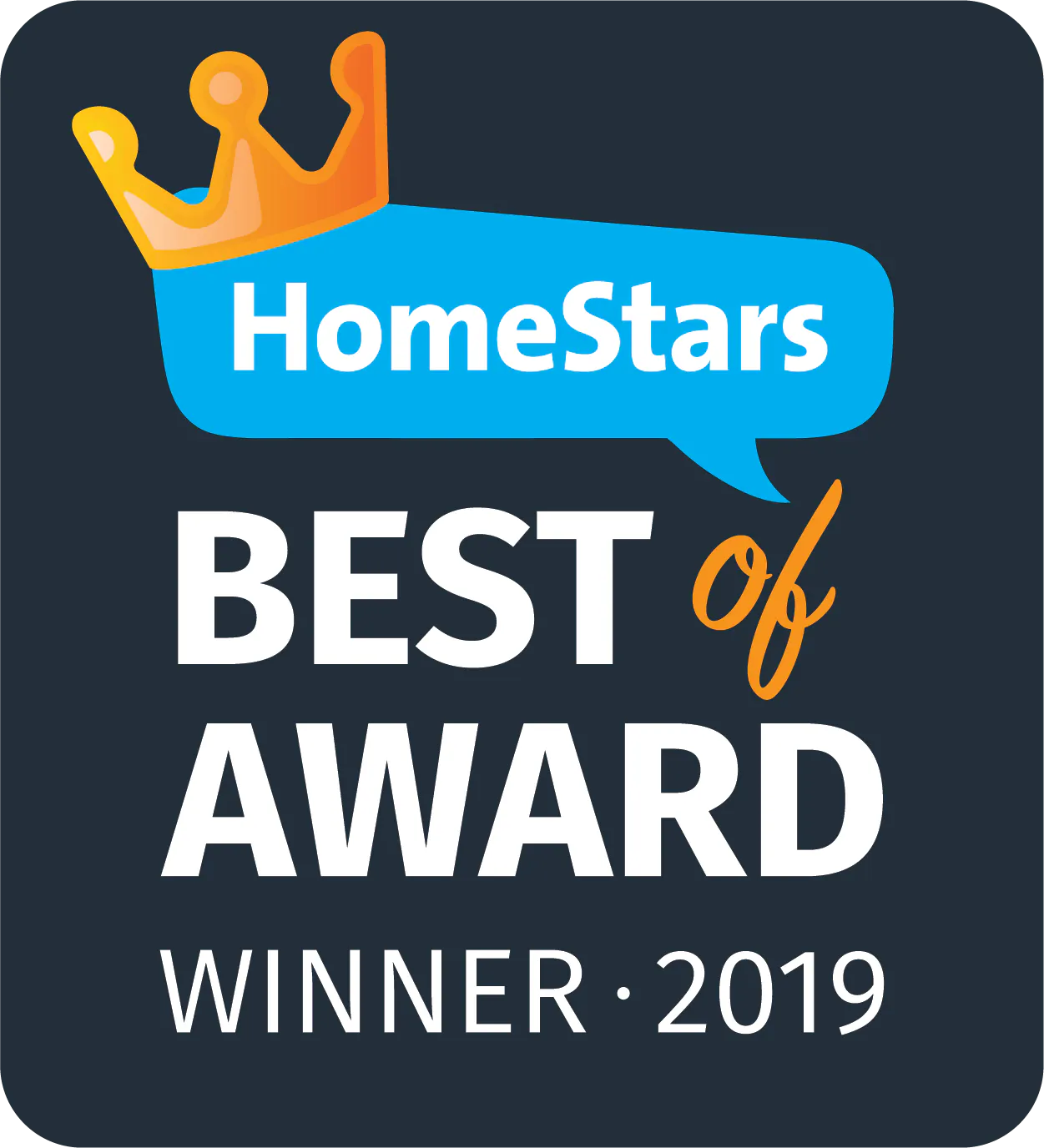 HomeStars Best Award 2019