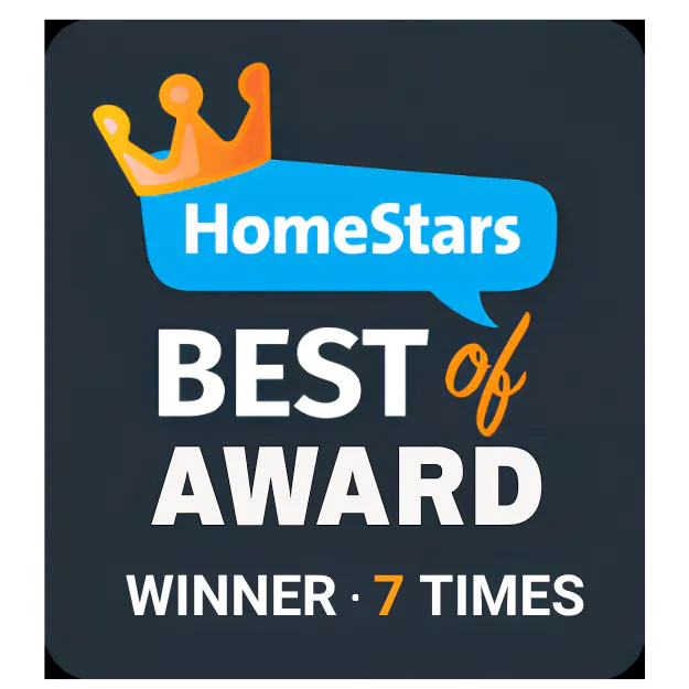 7x HomeStars Best of Award Winner