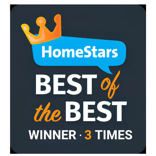 3x HomeStars Best of the Best Winner
