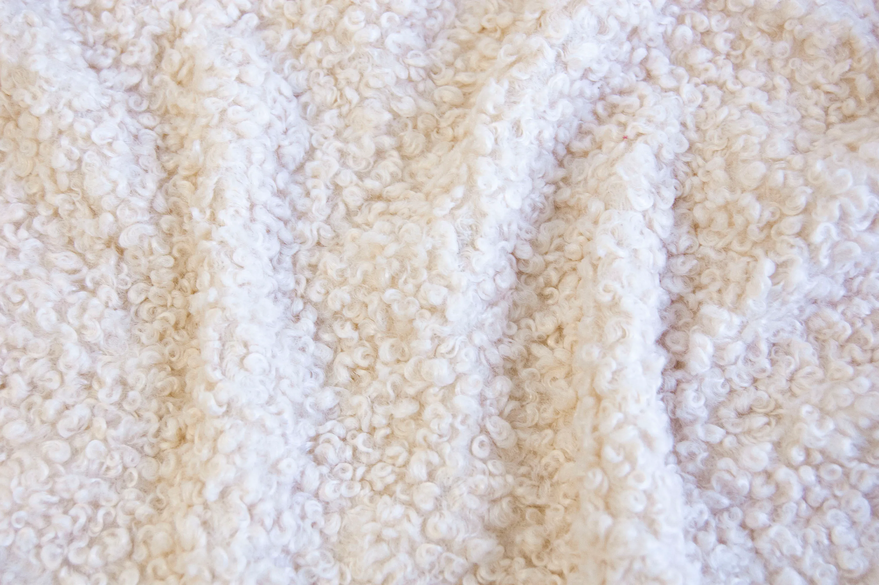 Faux Shearling Cream