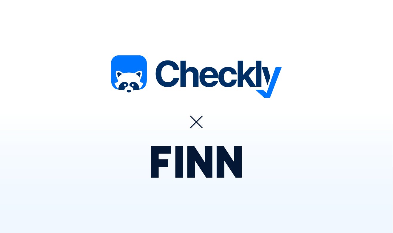 Checkly and FINN logo