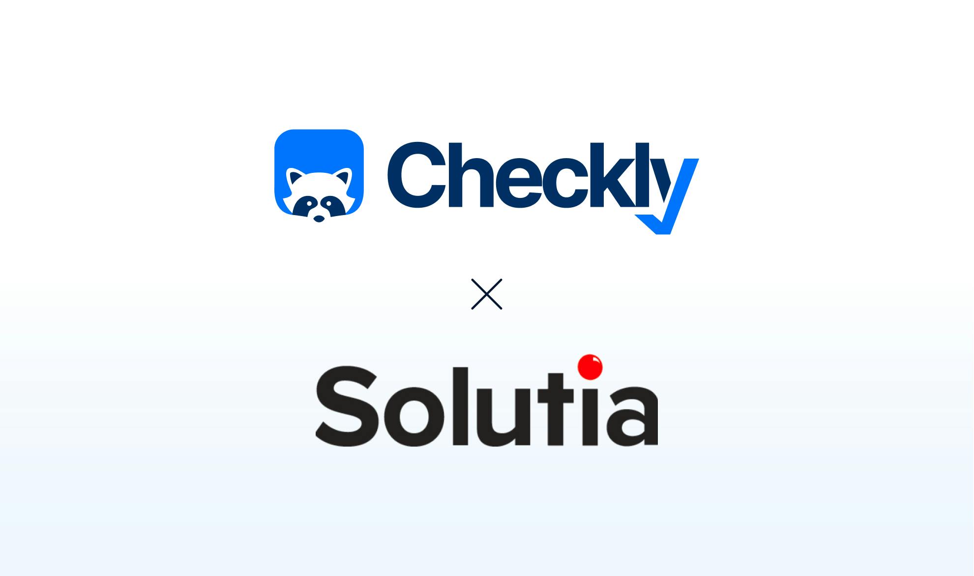 Checkly and Solutia logo