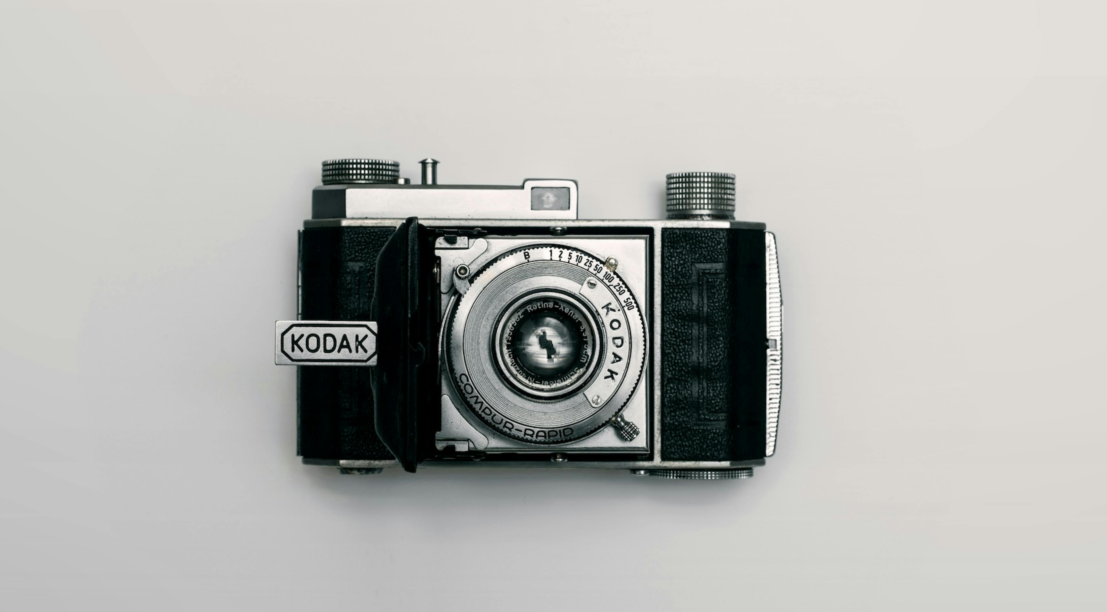 Image of a kodak camera Photo by Alexander Andrews on Unsplash