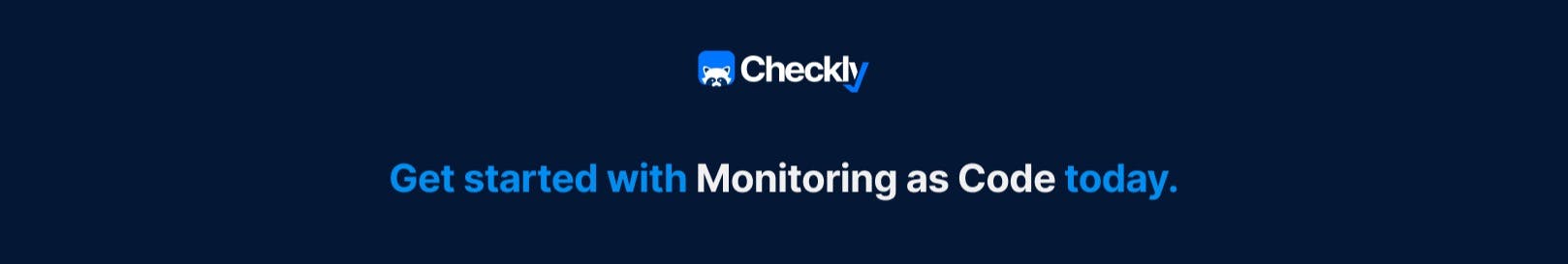 Get Started with Monitoring as Code