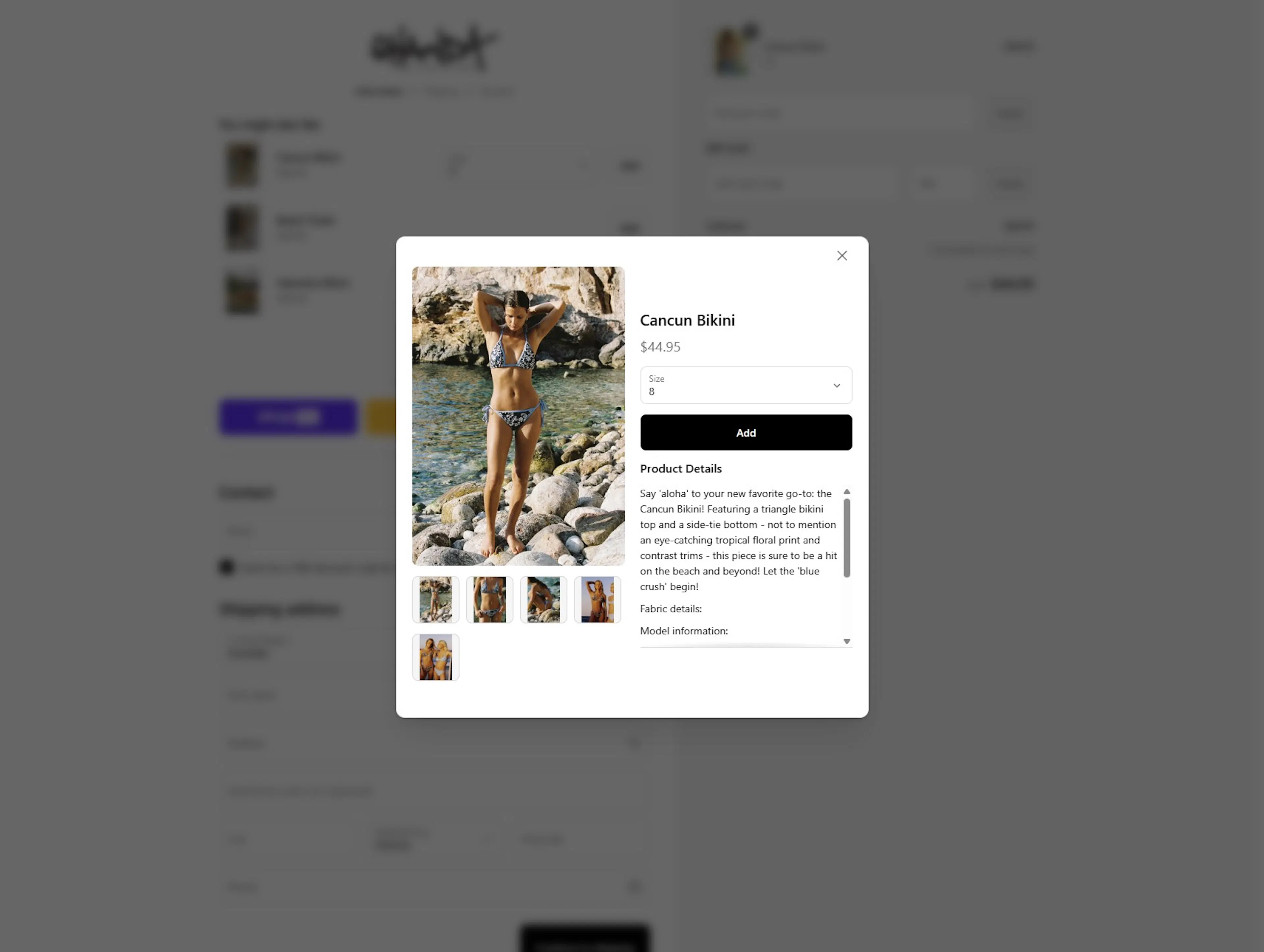 Ghanda checkout upsell