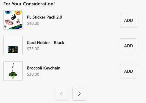 Poppy Lissiman Checkout upsell