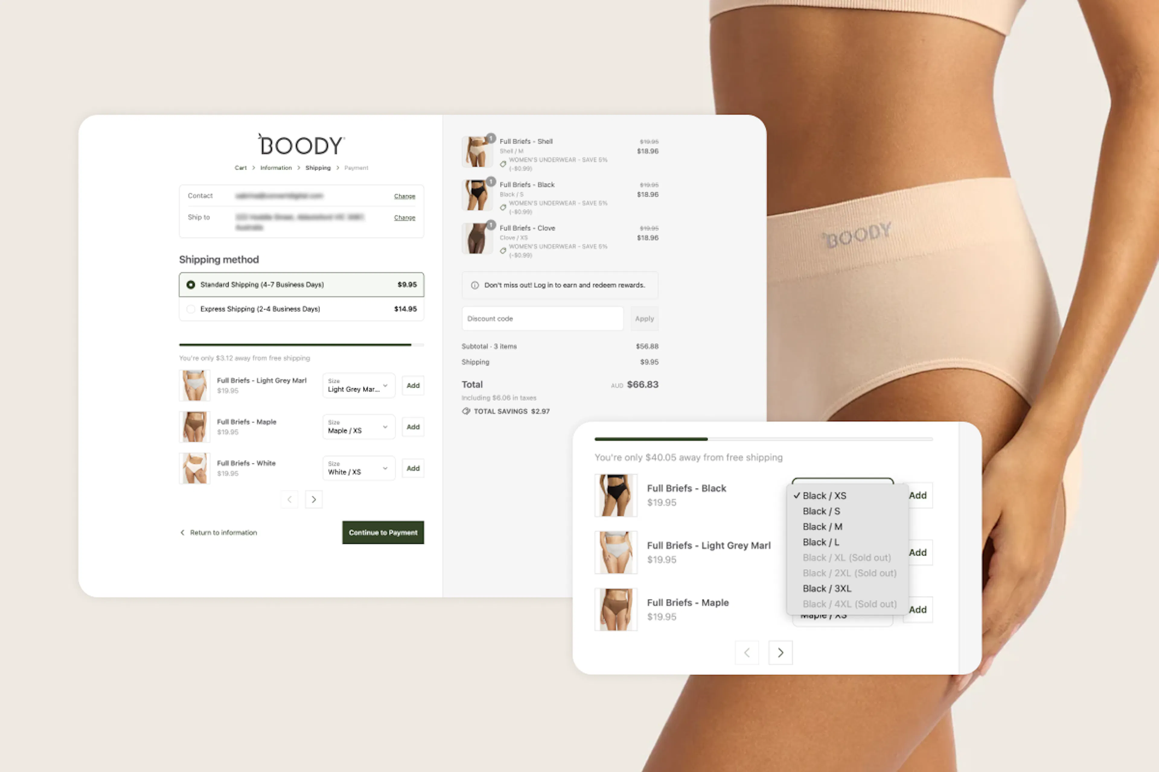 Boody Checkout Components