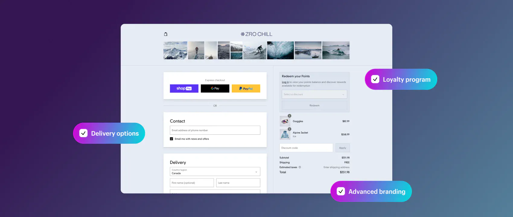 Checkout extensibility