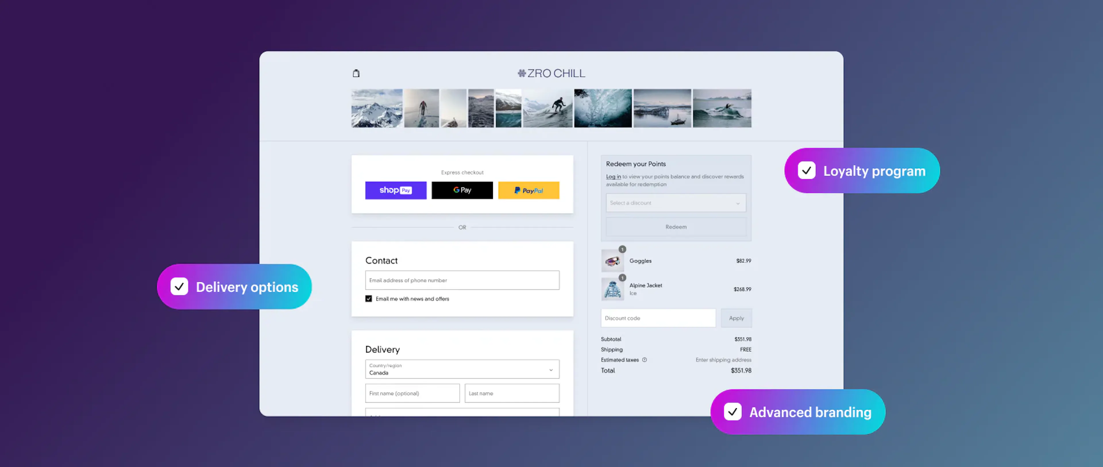 Checkout extensibility