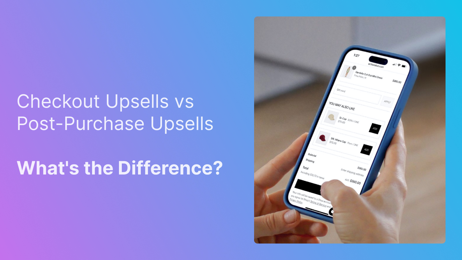 Checkout Upsells vs Post-Purchase Upsells: What's the Difference ...