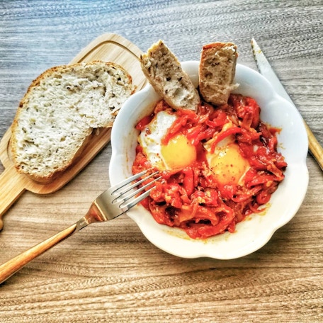 Œufs en piperade