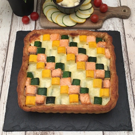 Tarte zig-zag