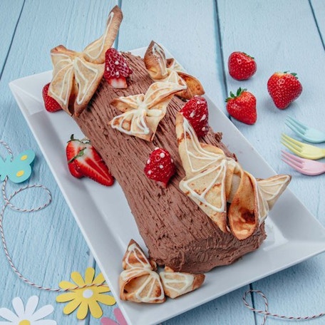 Le roulé de crêpes papillons