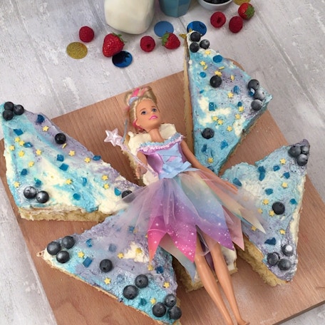 Le gâteau fée Barbie