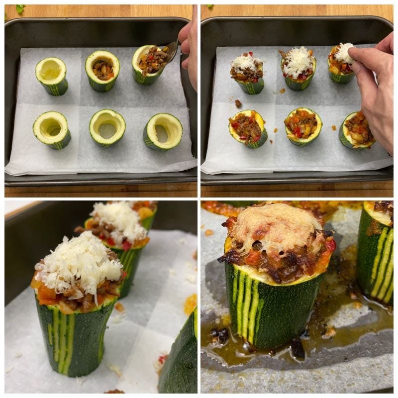 Stuffed Courgettes