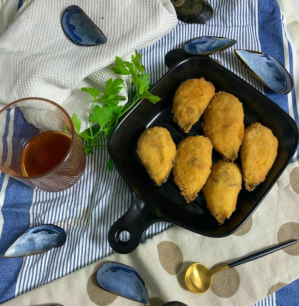 "Tigres" Stuffed Mussels, a delicious Tapa from the Spanish Sea Chef