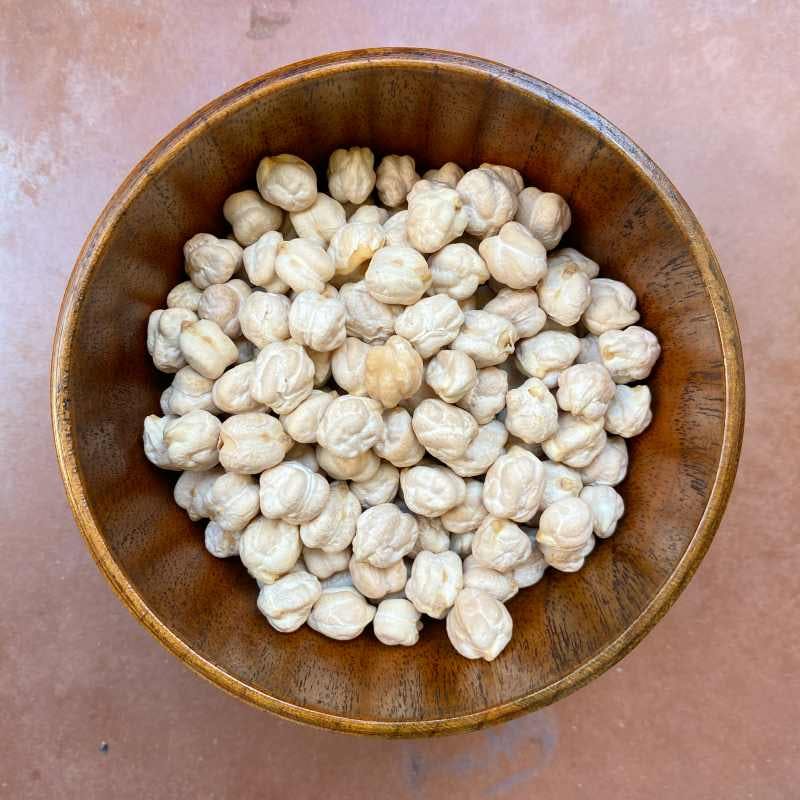 Chickpeas in a bowl