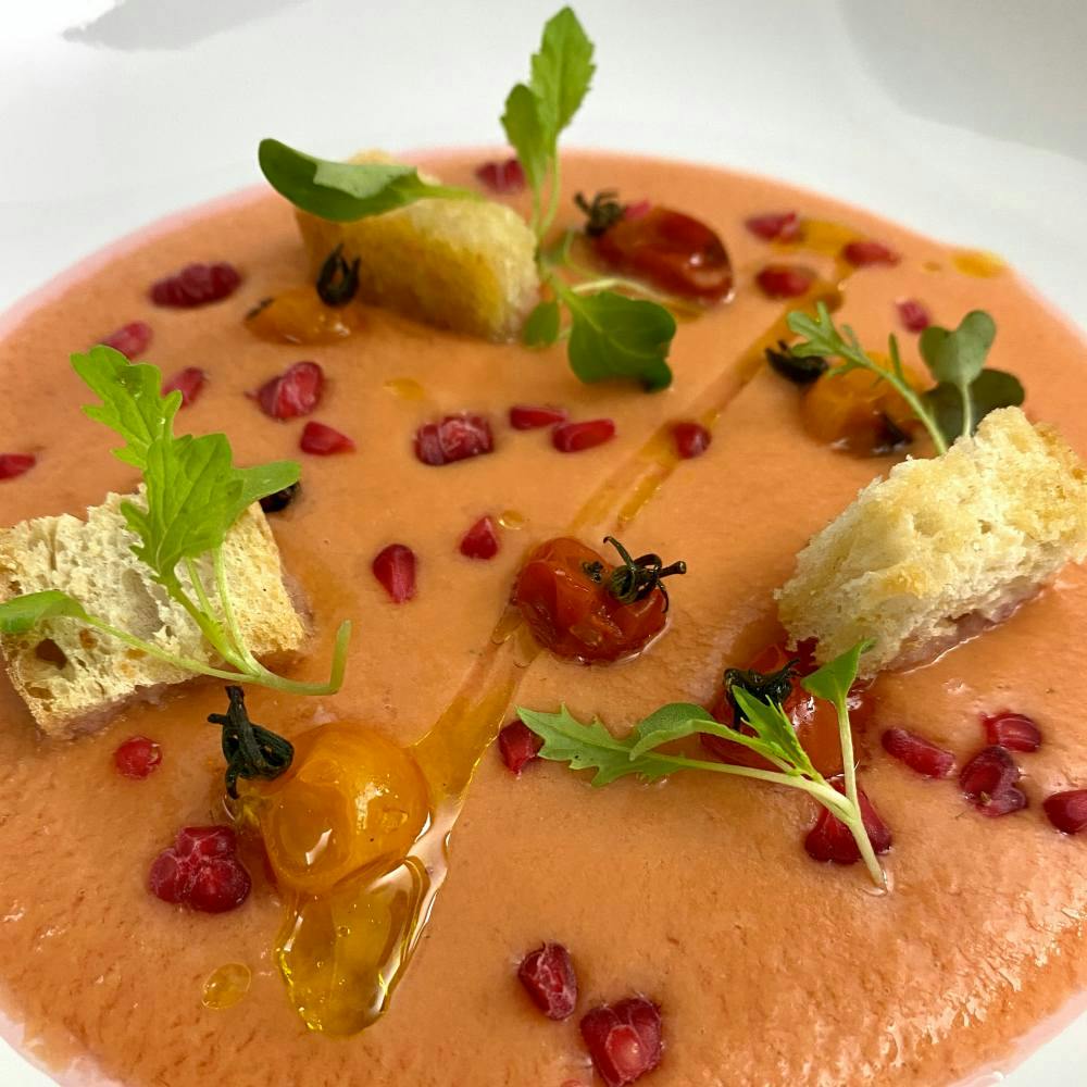 Raspberry Gazpacho