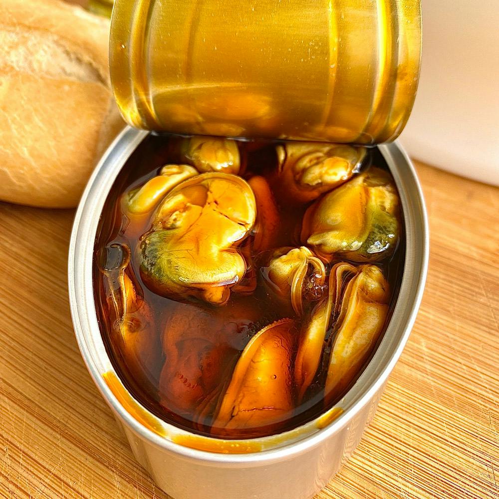 Pickled mussels