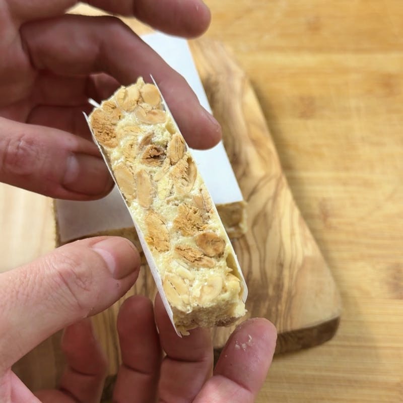 Almond turrón