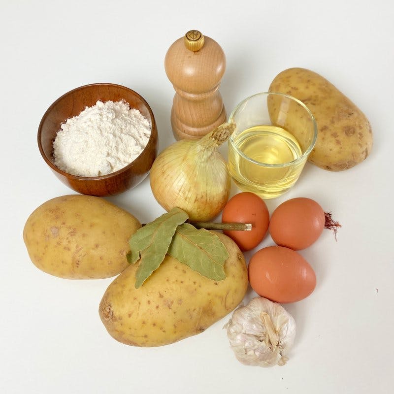 Ingredients for Spanish recipe