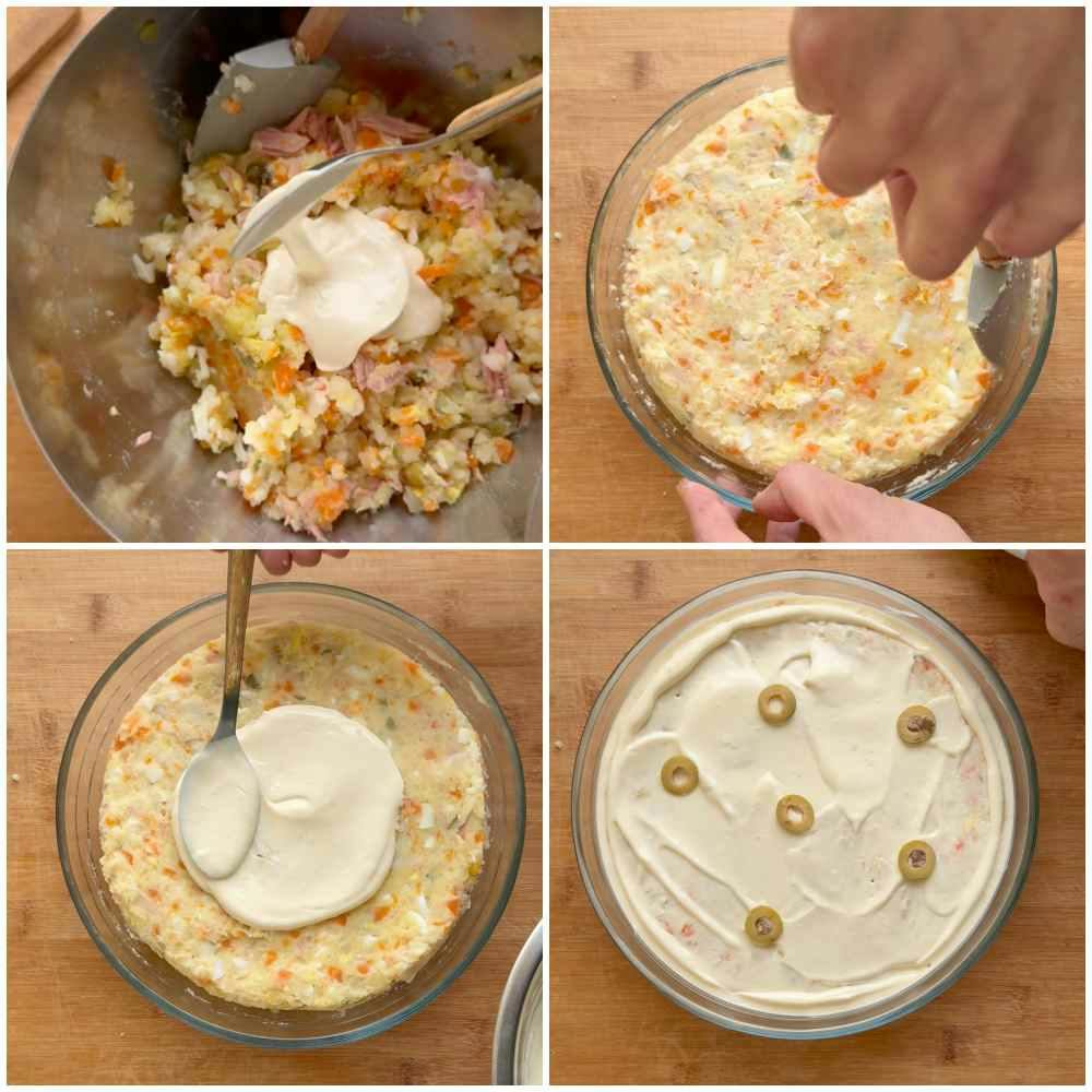 Making potato salad