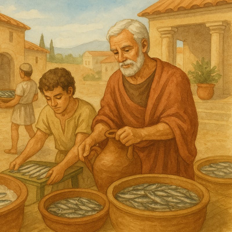Anchovies in vinaigre origen
