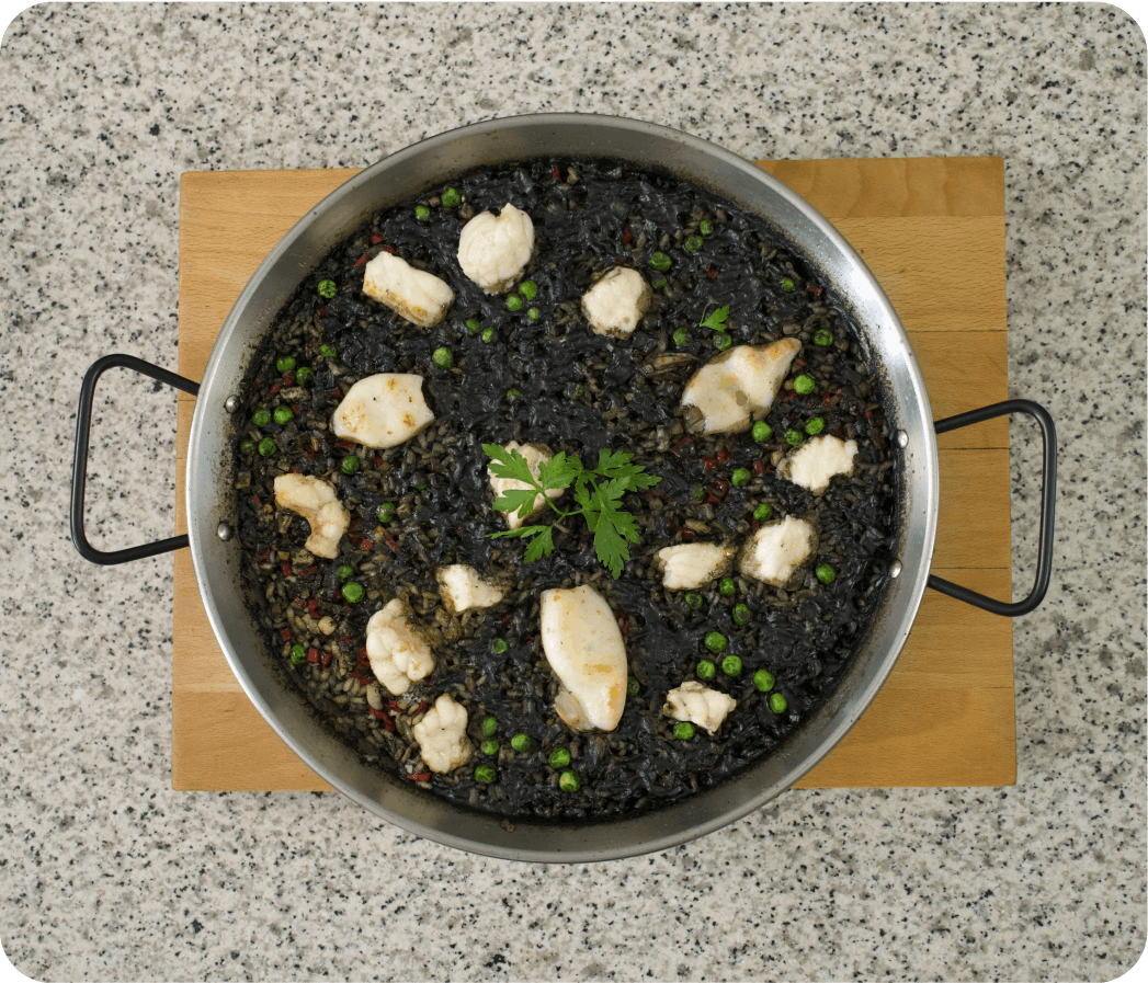 Arroz negro, black rice