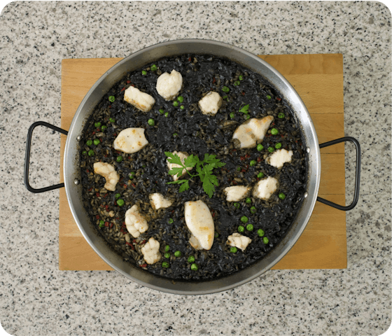 Arroz negro, black rice