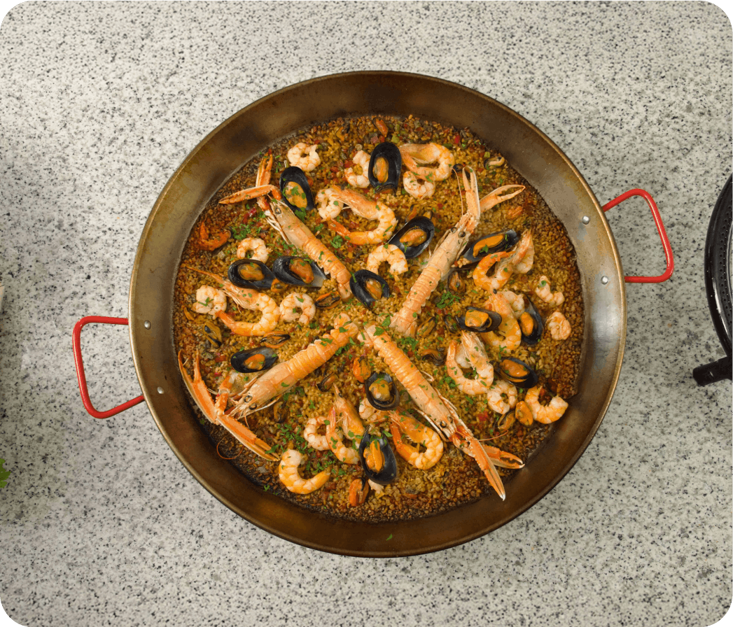 Paella de Marisco, Seafood Paella