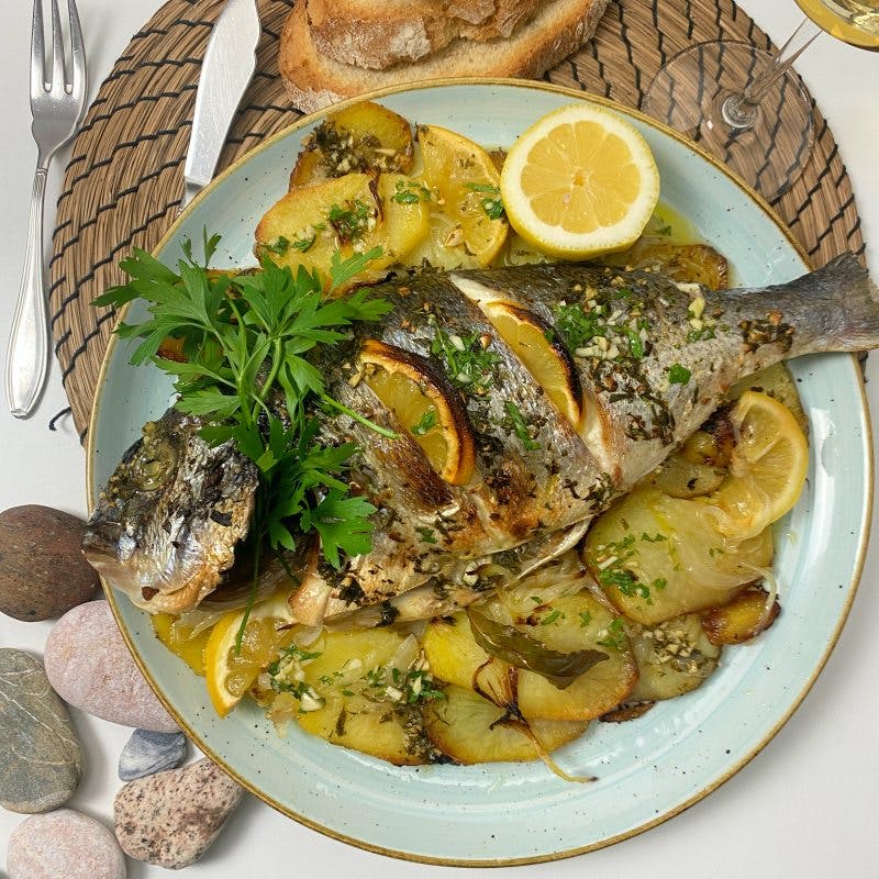Roasted Gilthead bream