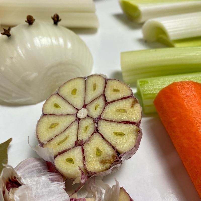 Vegetables for the soup