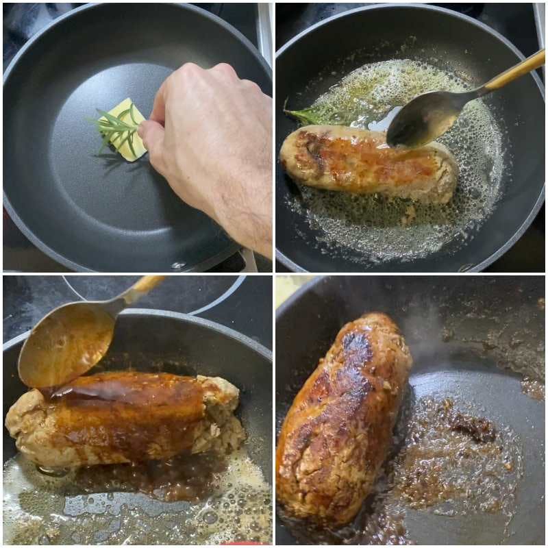 cooking in a pan