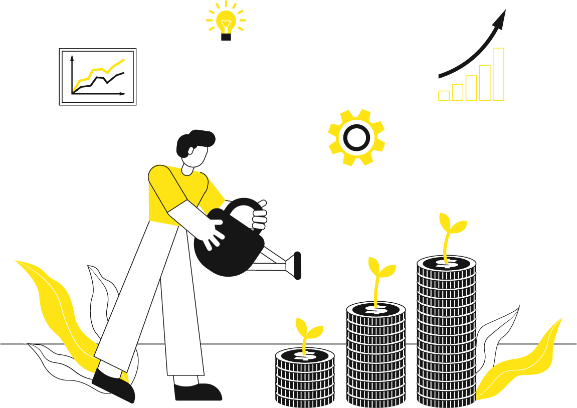 a user growing a startup business